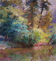 Painting--Pastels-LandscapeMorning Calm