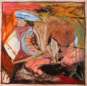 Painting--Oil Pastels-Still LifeStrange Tea & Marie