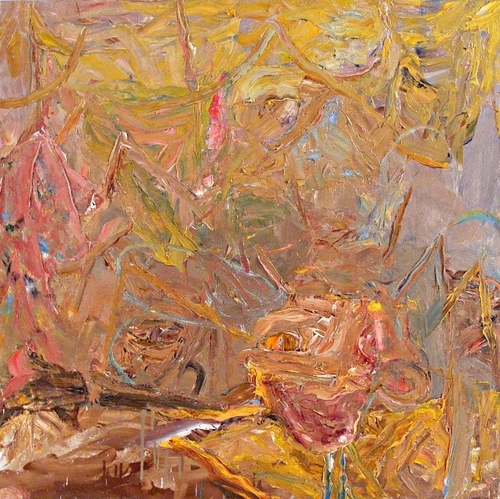 Painting-Expressionist-The Web of Awareness # 3