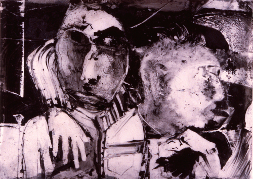 Print Making-Figurative-Scheming & Fleeing