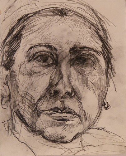 Drawing-Portrait-Gypsy Woman