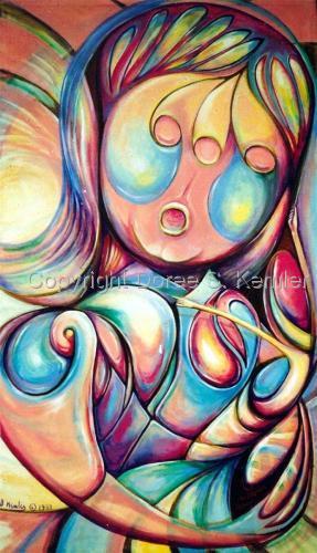 Mother%20and%20Child%20%20-acrylic%20%20on%20canvas%201985 (large view)