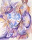 Painting--Watercolor-AbstractA Gathering of Vases -watercolors on paper 2000