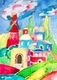 Painting--Acrylic-AbstractUntitled Abstract Cityscape 4 -acrylic on canvas
