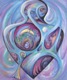 Painting--Acrylic-AbstractPerfume #2 -acrylic on canvas