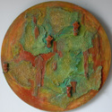 Mixed Media--RepresentationalGoddesses on the Cave Wall round