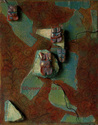 Mixed Media--RepresentationalGoddess on Cave Wall 8 x 10