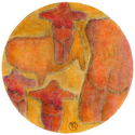 Painting--Oil-FigurativeCave Flesh with Buffalo