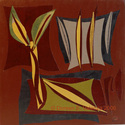 Mixed Media--Non-representationalStar Tulips #3