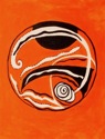 Painting--Acrylic-SymbolismLife Shield / Mandala -Migration