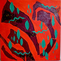 Painting--Acrylic-SouthwesternTurquoise Rain