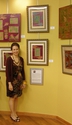 Mixed Media--On CanvasDoree at reception Leaf Series