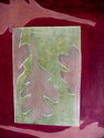 Mixed Media-Leaves- Filemot 