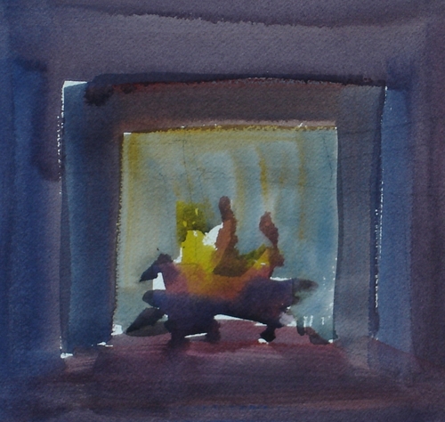 Painting-Watercolor-The Parlor