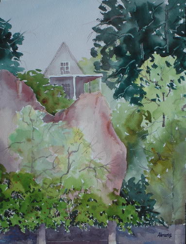 Painting-Lighthouse Landing Cottage