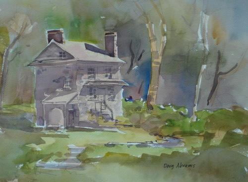 Painting-Watercolor-Chad's House