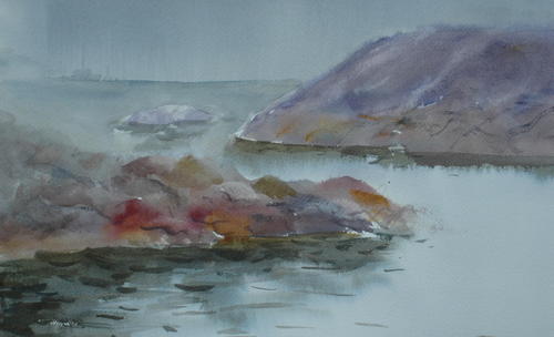Painting-Watercolor-Manani Island