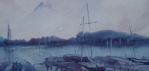 Painting-Watercolor-Culver Lake