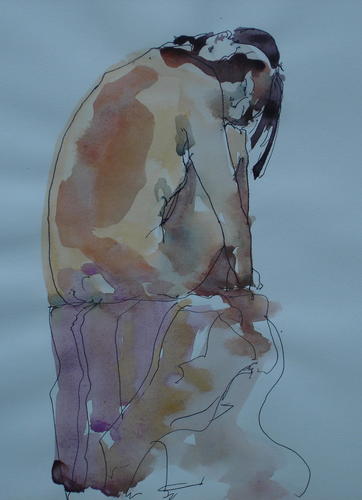 Painting-Watercolor-Figure Study