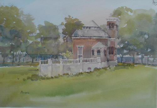 Painting-Watercolor-Ben Hur, Crawfordsville, IN
