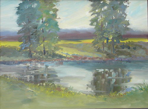 Painting-Oil-Erwin's Pond