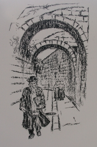 Painting-walk in the old city