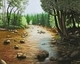 Painting--Pastels-LandscapeBelow Strawberry Falls