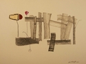 Drawing--Pencil-AbstractRedwood