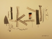 Drawing--Paper-AbstractTrees #5