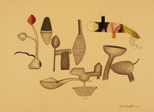 Mixed Media-Non-representational-Point of Absence