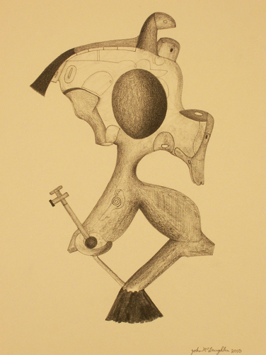 Drawing-Figurative-Wait and See