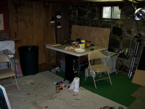 Painting-Abstract-My Work Space