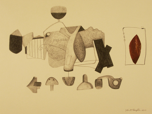 Drawing-Figurative-Captive Leaf