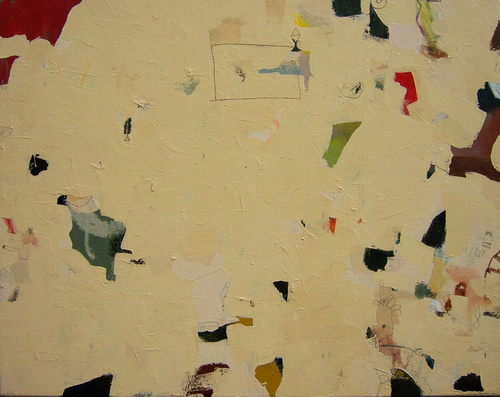 Mixed Media-Non-representational-Ping Pong