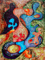Composition in Blue