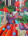 Composition in Red