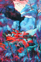 Red Rocks in Blue