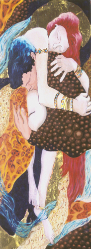 Painting-Oil-Resecessional Kiss