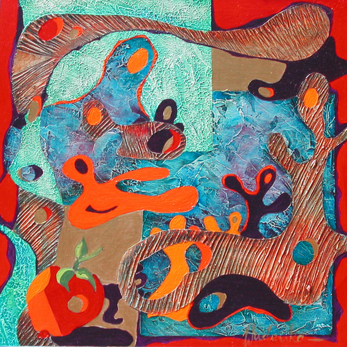 Painting-Acrylic-It takes a Village...