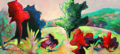 Painting-Acrylic-Cedar Mountains