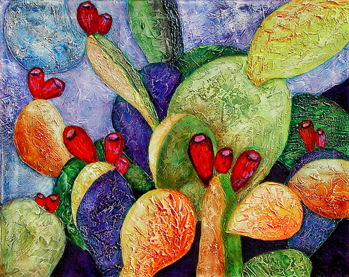 Painting-Acrylic-Cactus