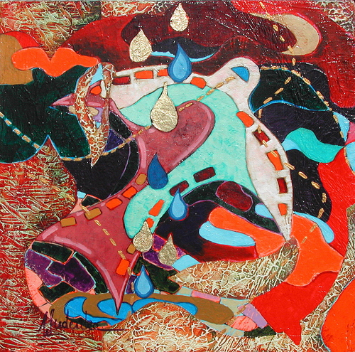 Painting-Acrylic-Flying across