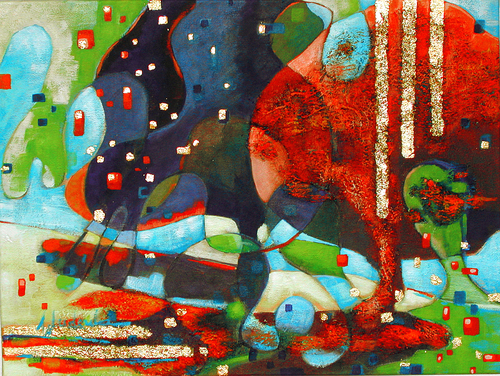 Painting-Acrylic-Enchanted Trees