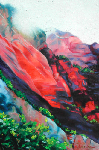 Painting-Oil-Canyon Wall