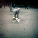 Man and Dog, Paris  1980