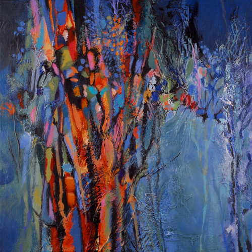 Painting-Acrylic-Reaching