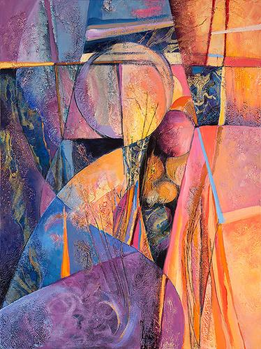 Painting-Acrylic-Solar Eclipse