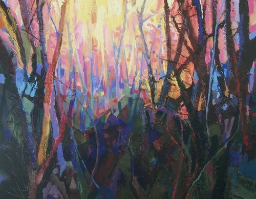 Painting-Acrylic-Song of the Woods  #5