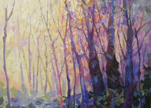 Painting-Acrylic-Song of the Woods  #8