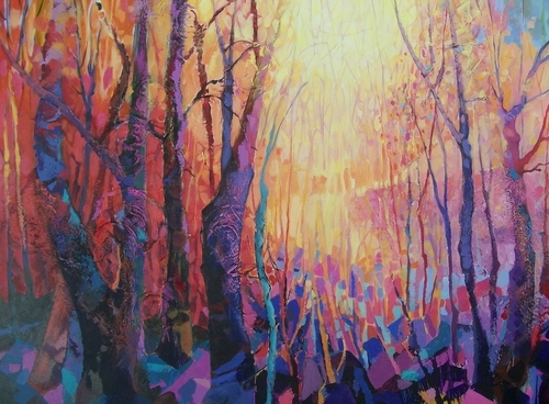 Painting-Acrylic-Song of the Woods  #9